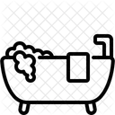 Bad Badezimmer Badewanne Symbol