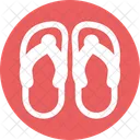 Badeschuhe Flip Flops Schuhe Icon