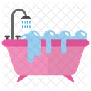 Badezimmer Badewanne  Symbol