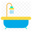 Badezimmer Badewanne  Symbol