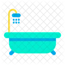 Badezimmer Badewanne  Symbol