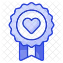 Badge Heart Award Icon
