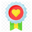 Badge Heart Award Icon