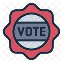 Badge Vote Voting Icon