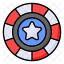 Star Badge Patriotic Icon
