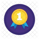 Badge First Gold Icon