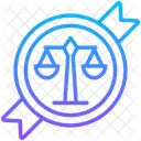 Badge Justice Award Icon