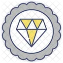 Premium Badge Diamond Icon