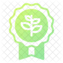 Badge Green Recycling Icon