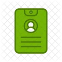 Badge Pass Security Icon