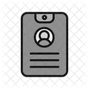 Badge Pass Security Icon