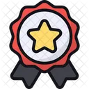 Badge Medal Top Quality Icon
