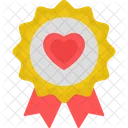 Badge Heart Love Icon