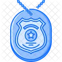 Badge Chain Law Icon