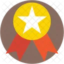 Badge Ribbon Star Icon