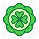 Badge Clover Emblem Icon