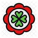Badge Clover Emblem Icon