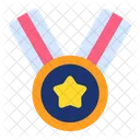 Badge Gold Medal Icon