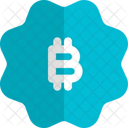 Badge Bitcoin  Icon