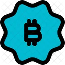 Badge Bitcoin Icon