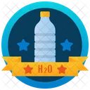 Badge De Bouteille Badge Dhydratation Recompense Icône