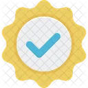 Badge Check Business Approved Icon