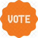 Badge Vote Vote Icône