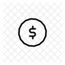 Badge Dollar  Icon