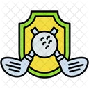 Badge Golf Club Golf Stick Icon