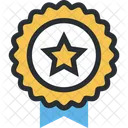 Badge Star Label Icon