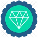 Premium Badge Diamond Icon