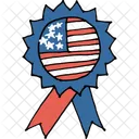 Badge Medal Patriotism Icon