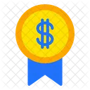 Reward Money Medal Icon