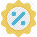 Badge Percent  Icon