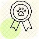 Badge respectueux des animaux  Icône