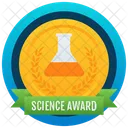 Badge Scientifique Recompense Marqueur Icône