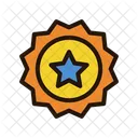 Badge Star  Icon