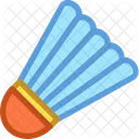 Badminton Birdie Feather Icon