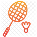 Badminton Shuttlecock Racket Icon