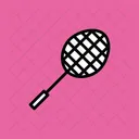 Badminton Shuttle Racket Icon