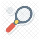 Badminton Racket Ball Icon