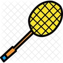 Badminton Shuttle Racket Icon