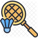 Badminton Shuttlecock Team Sport Icon