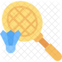 Badminton Shuttlecock Team Sport Icon