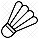 Badminton Birdie Shuttlecock Badminton Icon