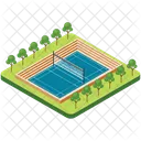 Badminton Ground Badminton Court Tennis Court Icon
