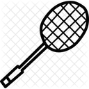 Badminton Shuttle Racket Icon