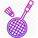 Badminton Spiel Sport Symbol