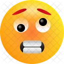 Baffled Face Emoji Emoticons Icon