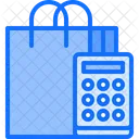 Bag Calculator Calculation Icon